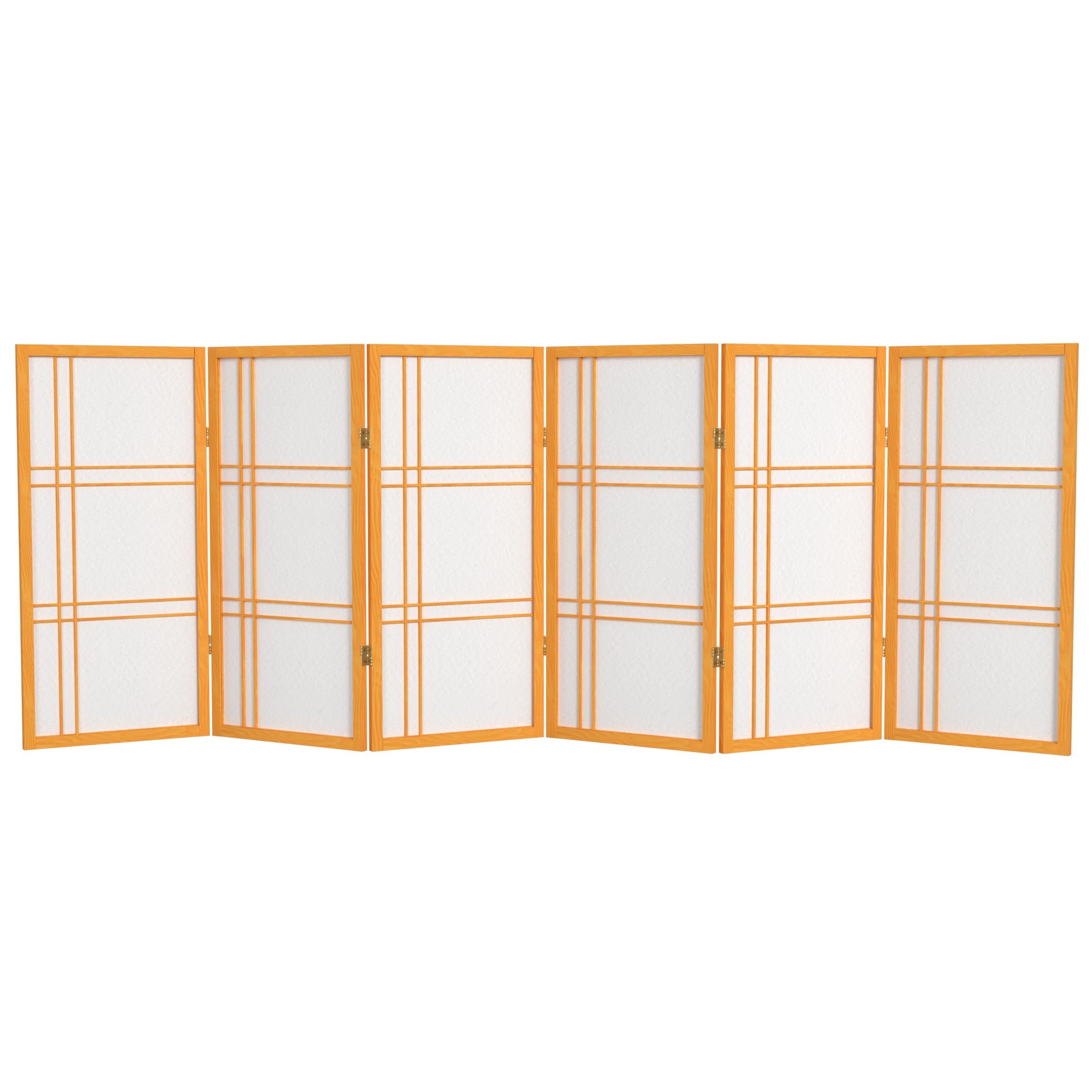 Amazon.com: 3 ft. Short Double Cross Shoji Screen - Honey - 6