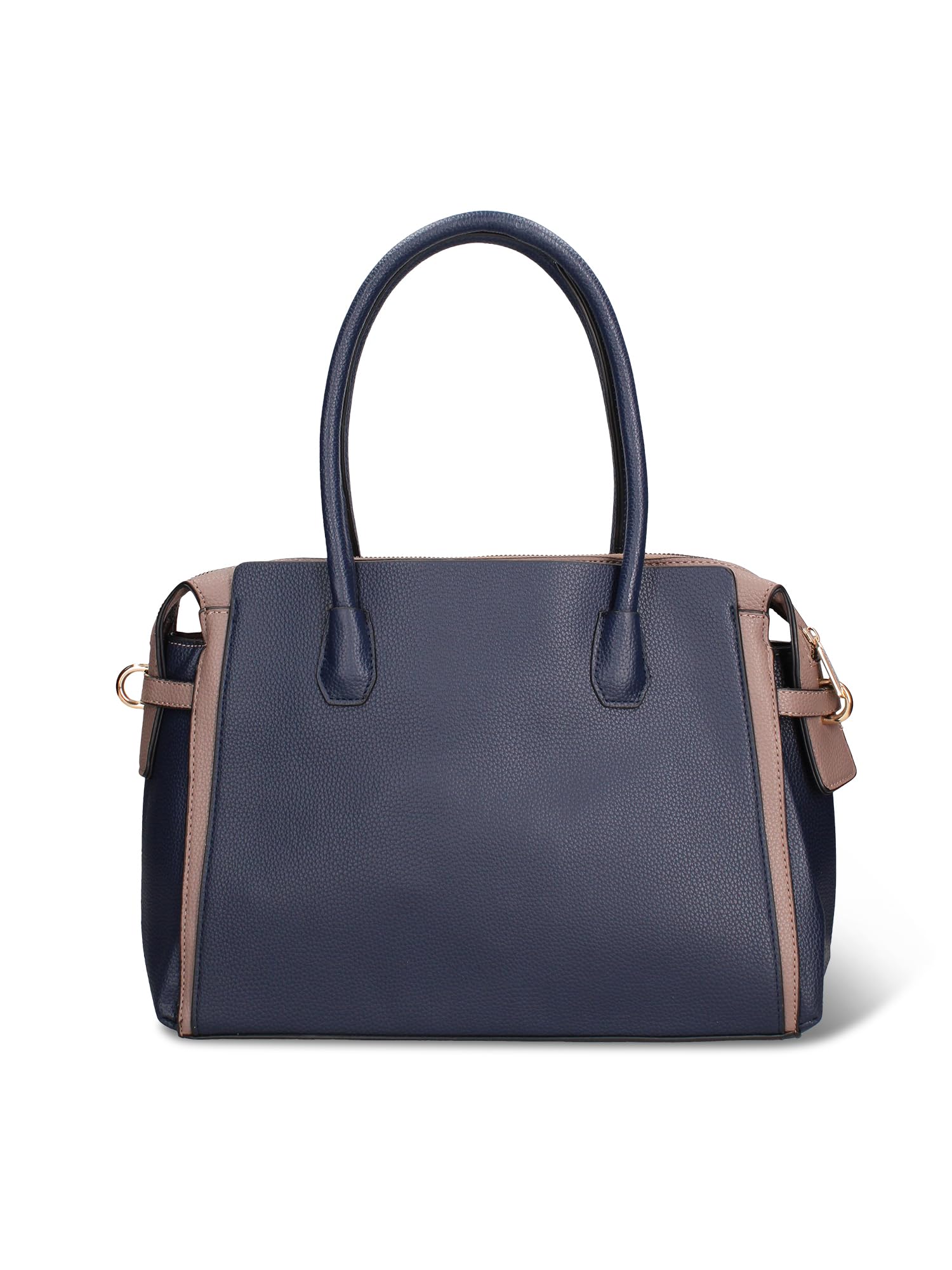 Pierre Cardin Shopper Handtasche aus veganem PU-Leder und Braun mit Reißverschluss Mehrfarbig