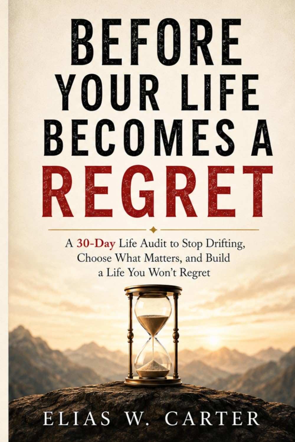 Before Your Life Becomes a Regret: A 30-Day Life Audit to Stop Drifting, Choose What Matters, and Build a Life You Won’t Regret