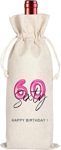 Miniatura 10 de Bolsa de vino de cumpleaños 50  Regalo personalizado de cincuenta para él y ella  Recuerdos de fiesta de 50 cumpleaños 11WB33