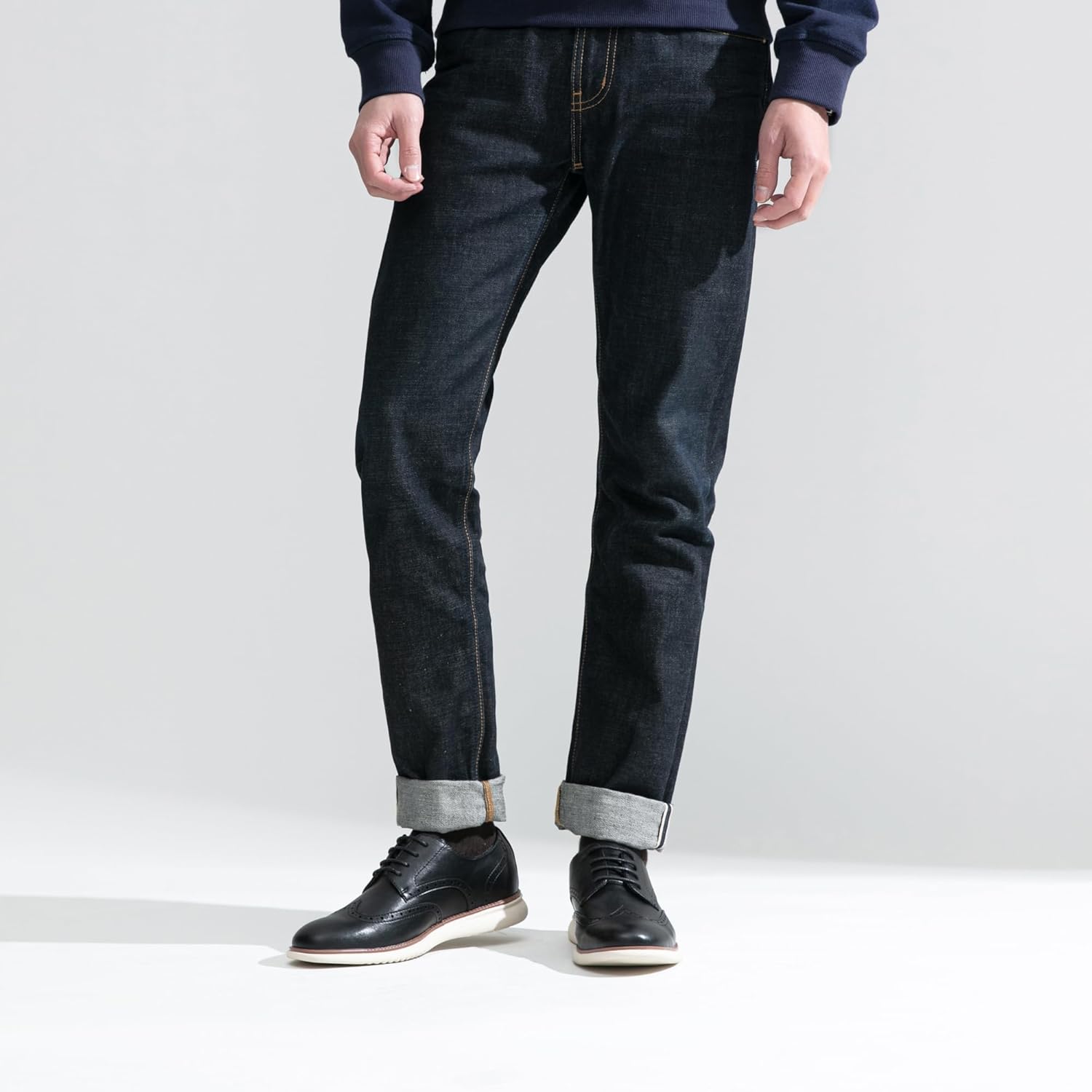 Jousen Mens Dress Shoes Oxfords Casual Retro Classic Comfortable Formal Derby Business Dress Shoes for Men - Image 2