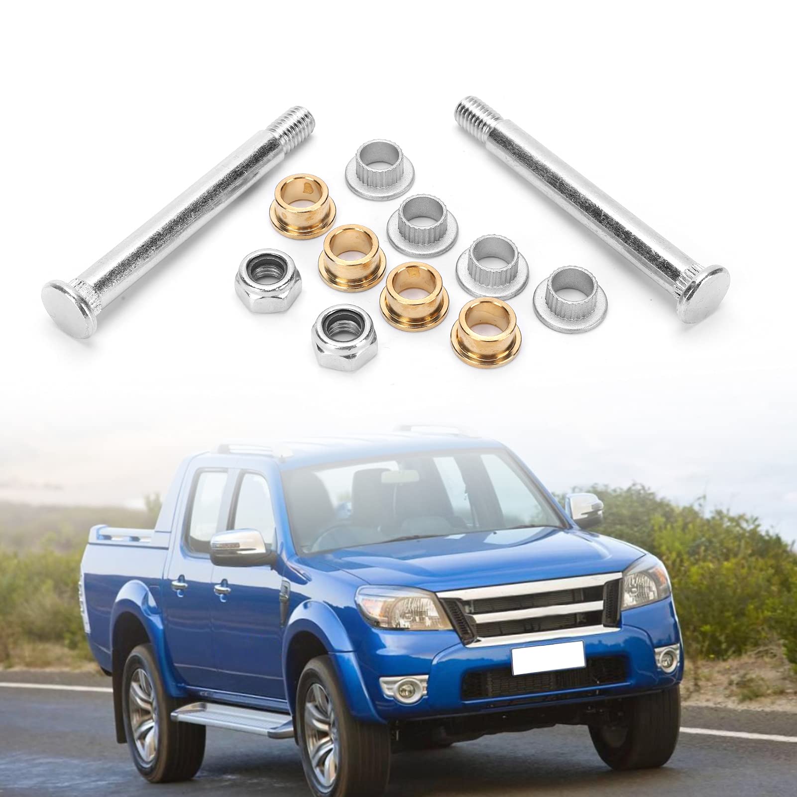 Kit di Riparazione della Cerniera della Porta, Sostituzione della Riparazione della Boccola del Perno della Cerniera della Porta Anteriore Dell'auto per Aerostar/Explorer/Mustang/Ranger