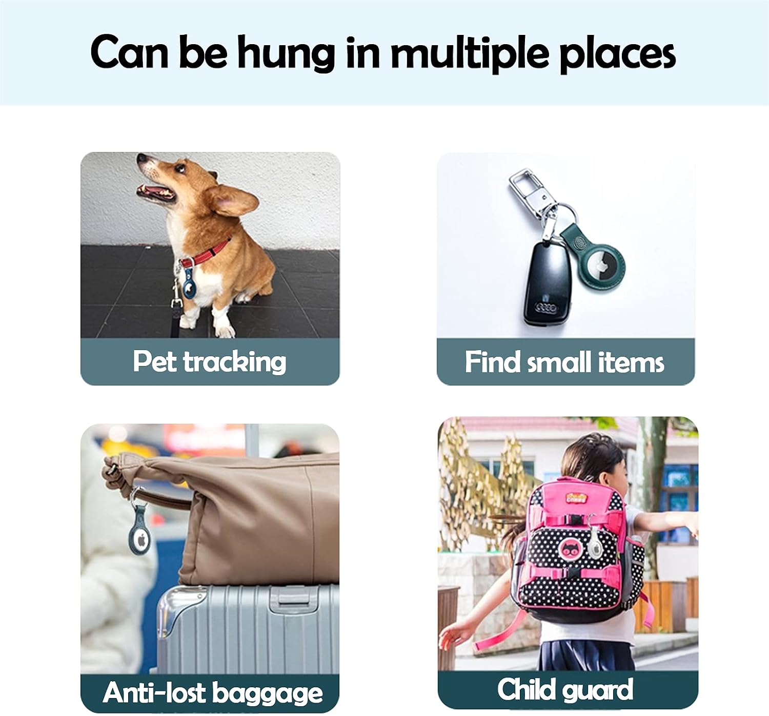 3 pack cnarery air tag keychain tpu airtags case airtags holder with anti lost keychain tracker cover with air tag holder airtag key ring compat