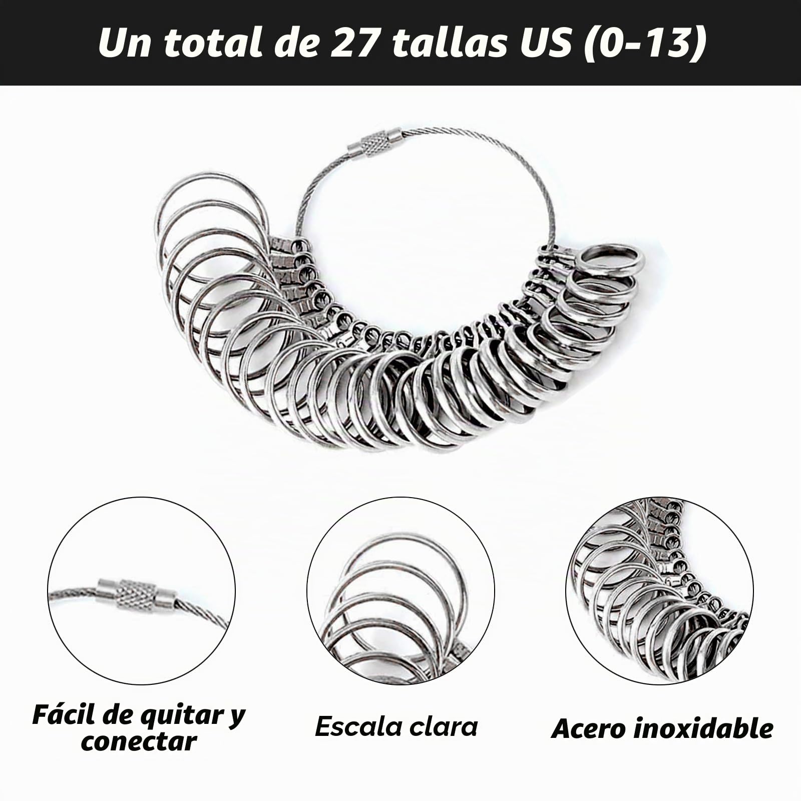 Aisny Máquina Dobladora anillo Fabricación de Anillos para Aretes 12/14/16/18/20/22 mm