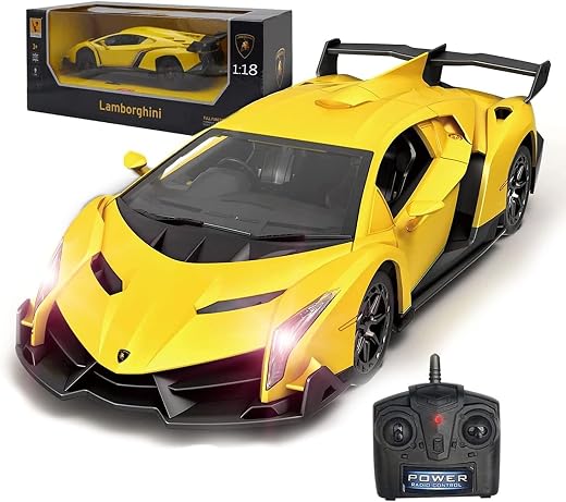LAFALA Remote Control Car RC Cars Racing Car 1:18 Licensed Toy RC Car Compatible with Lamborghini Model Vehicle for Boys ...