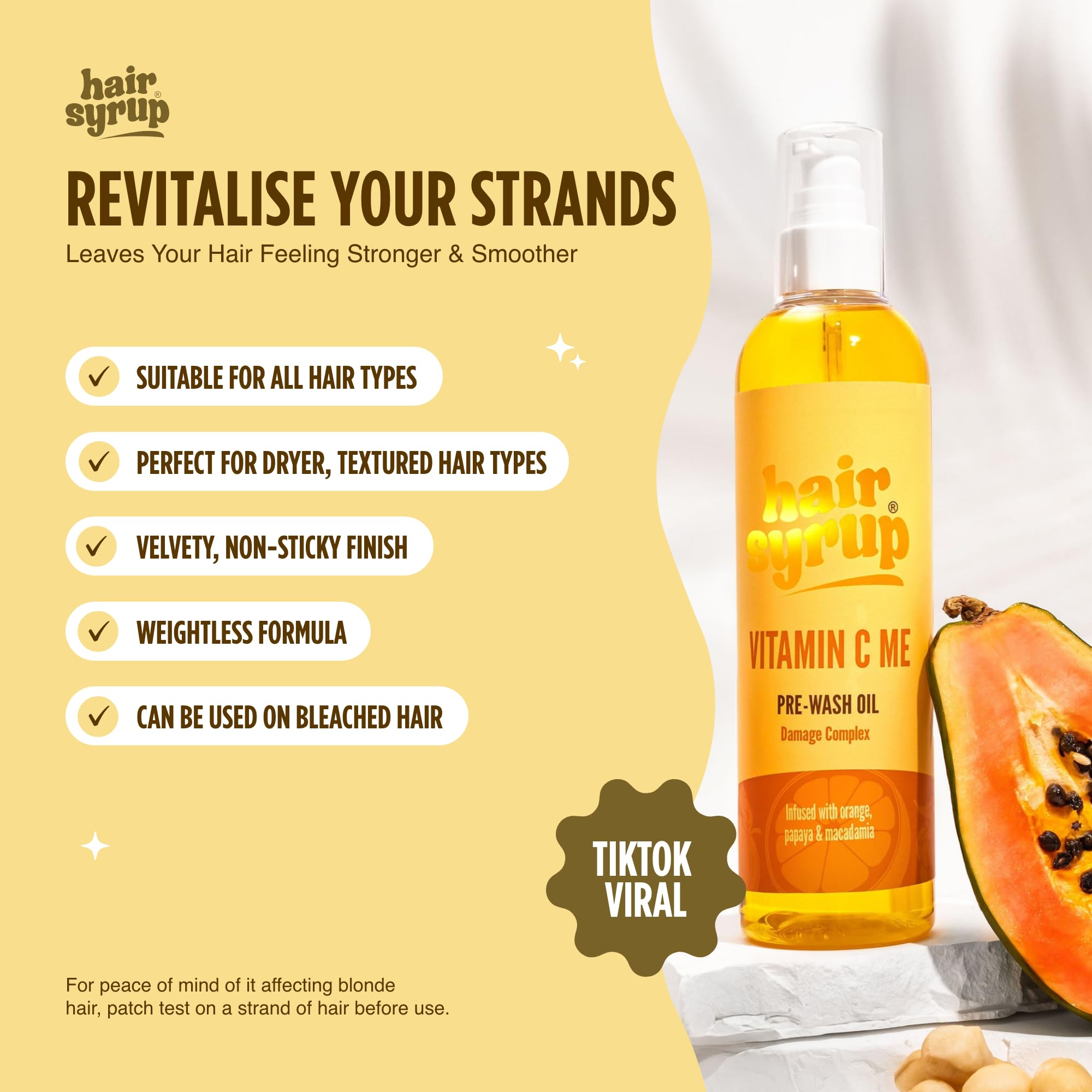Hair Syrup, Gold, 300 ml (Pack of 1) - Image 3