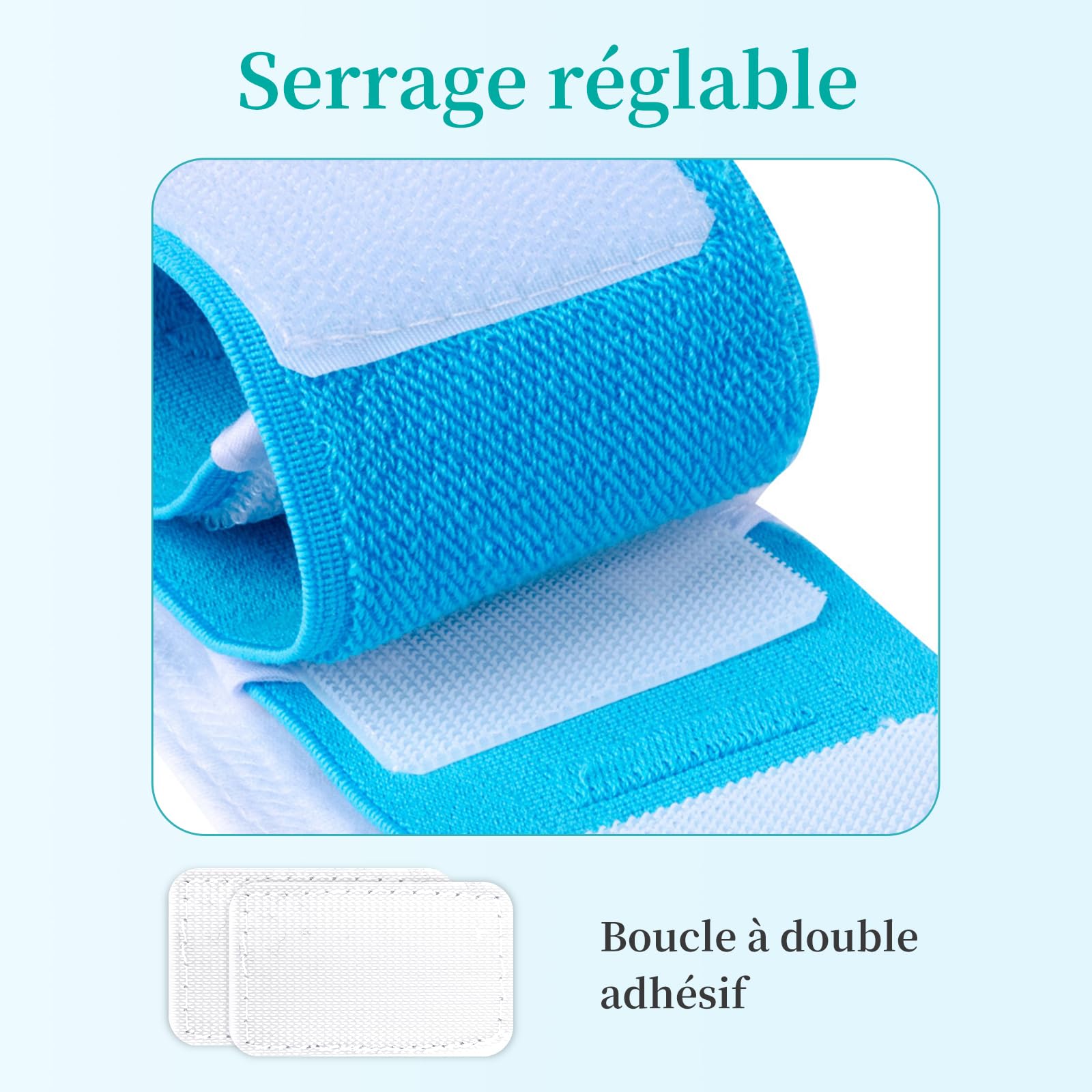 ENLUNTRA Hernie ombilicale,ceinture bébé,bande de ventre infantile,liant abdominal,pour hernie soutien truss enfants nombril,nombril bande nouveau-né,bébé fournitures,réglable,emballage (Bleu，S)