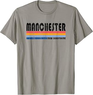 Vintage 70s 80s Style Manchester, NH T-Shirt