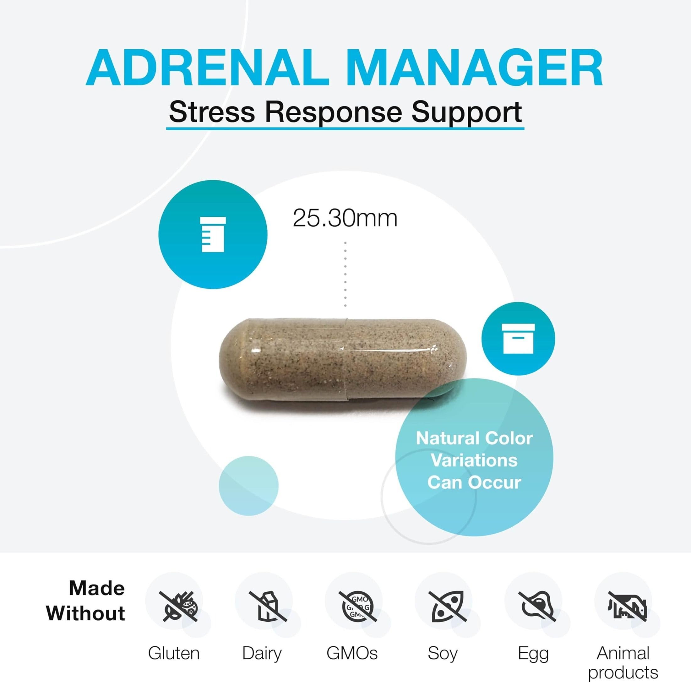 XYMOGEN Adrenal Manager, 120 Capsules — Amazon image 6