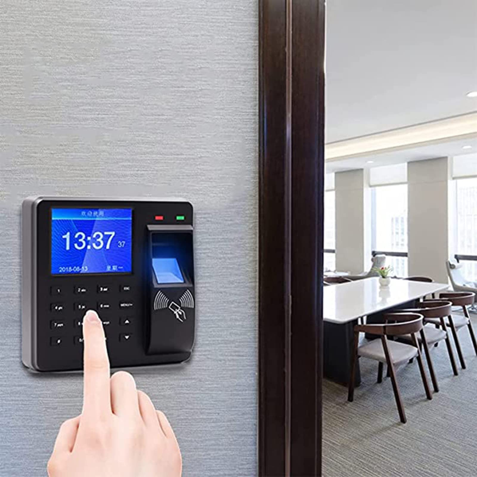 Horloges pour Les employés des Petites Entreprises, Pointeuse horaire avec Balayage des Doigts, RFID, et Passworrd Trois en Un, Génération Automatique de rapports