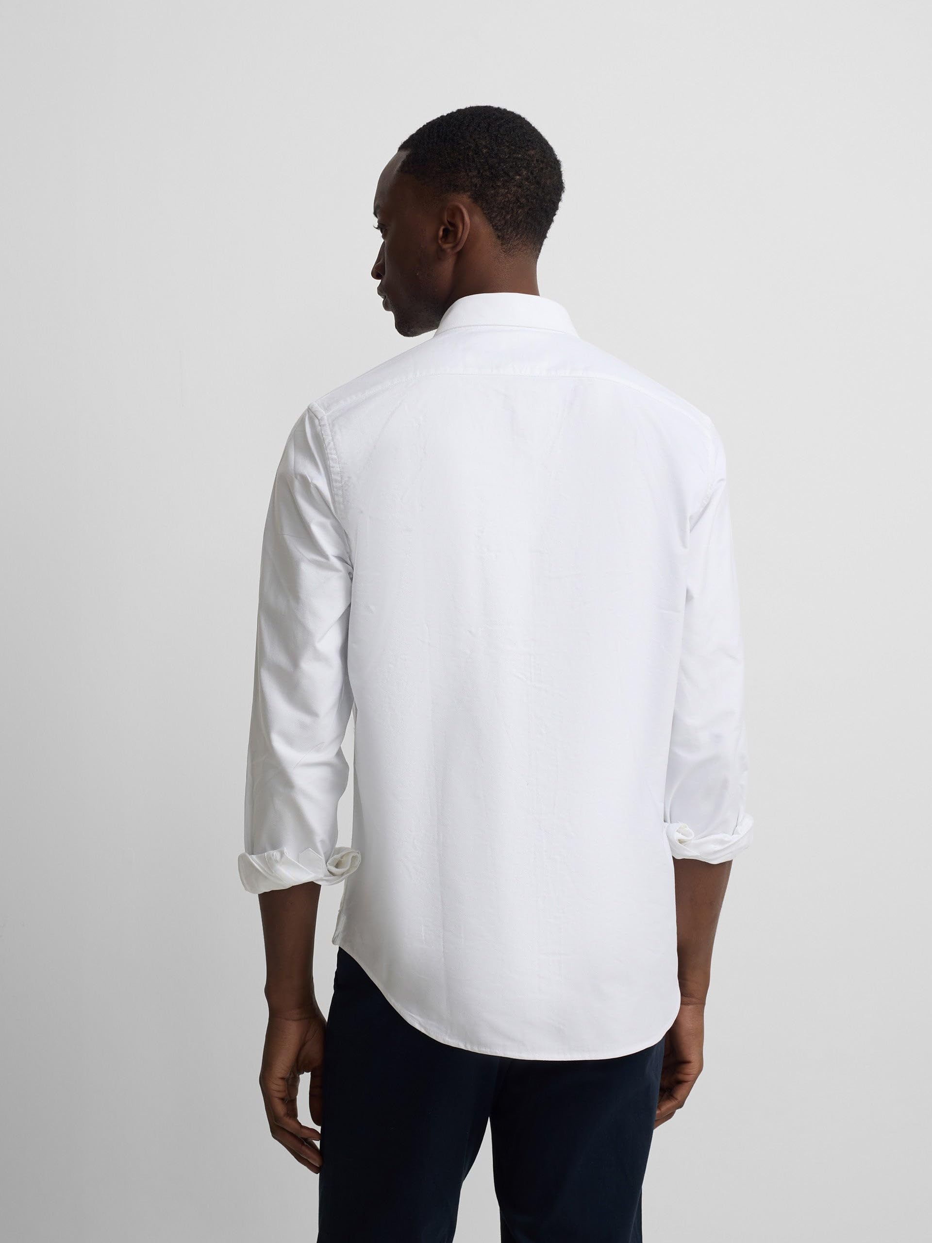 SILBON Camisa Sport Oxford para Hombre