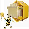 Beekeeping House Beehive, Indoor Wall-Mounted Hives with Chocolate Panel and 6 Boxes Collection Box, Harvesting Natural Nest Honey and Easy To Manage Bee Colonies, Satisfy Curiosity, for Lovers
