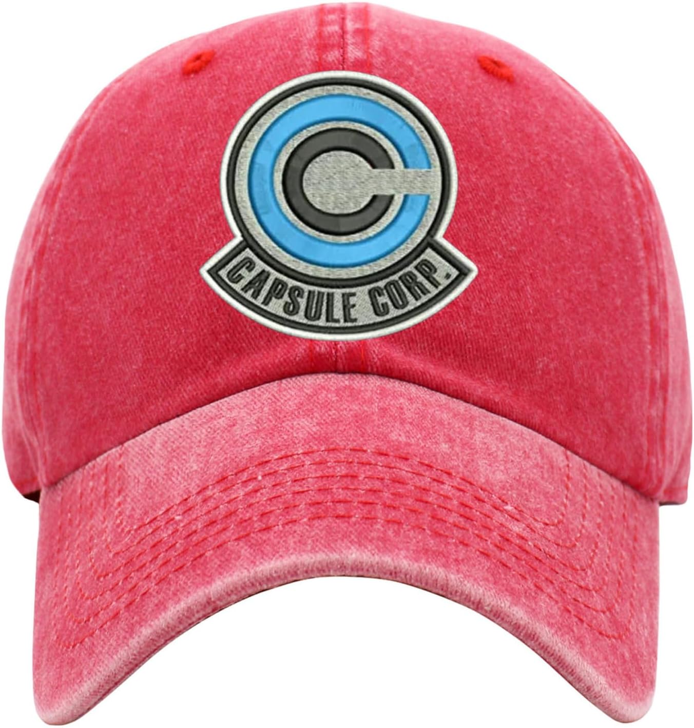 ALLNTRENDS Capsule Corp Washed Pigment Dyed Baseball Cap