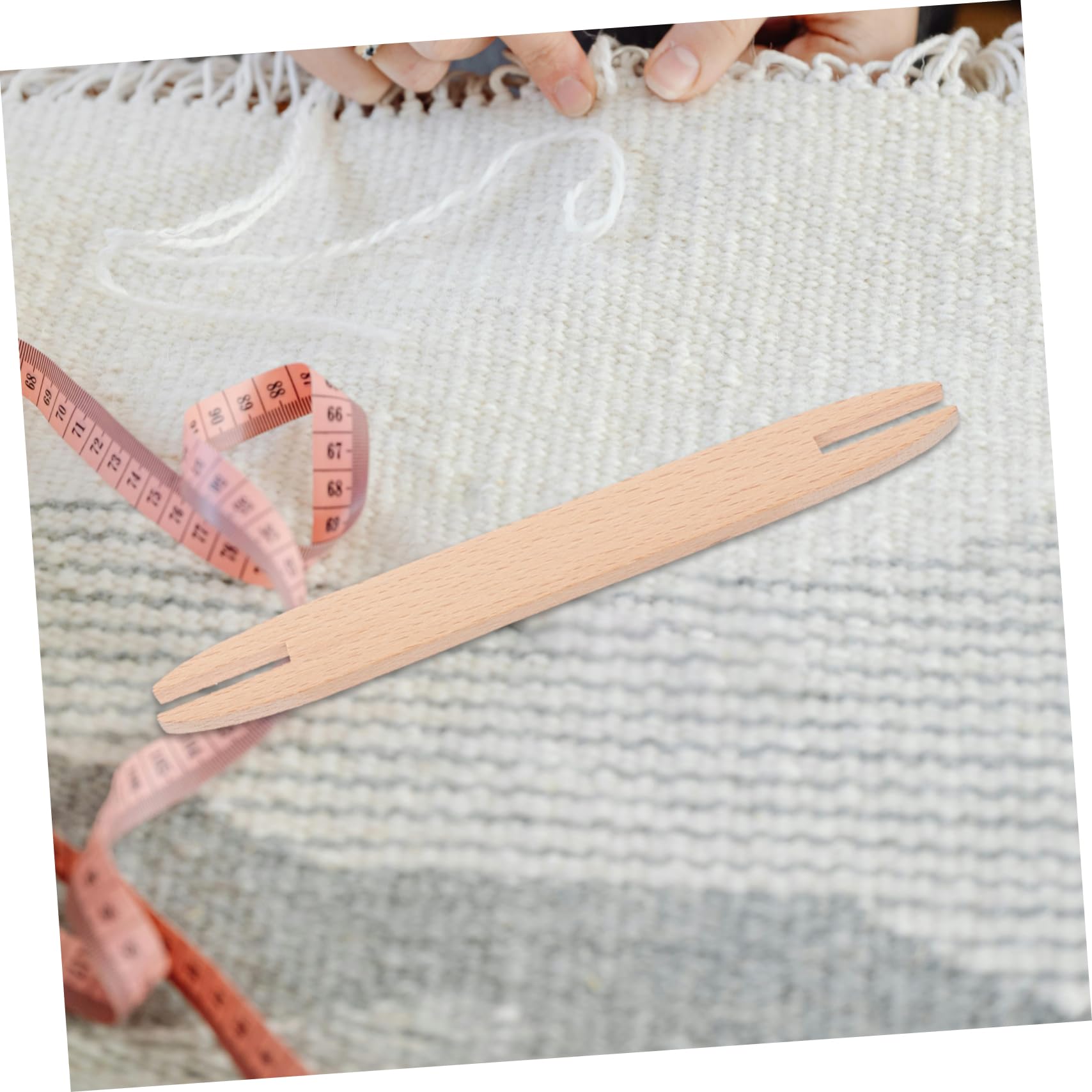 5 Sätze Webschiffchen Webschiffchen Wandteppich Knit Set Webstuhl Crochet Hooks Gebogene Nähnadeln Polsterung Schiffchen Weben Werkzeug Weberei Weben Strickshuttle Holz 4 Stück * 5
