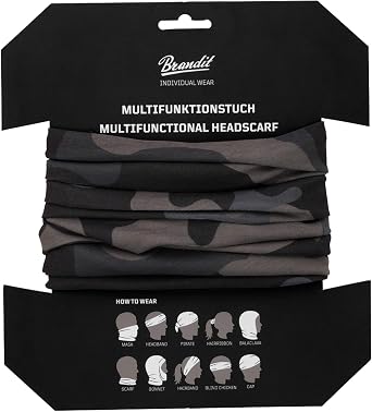 Brandit Multifunctional Neck Gaiter Dark Camo