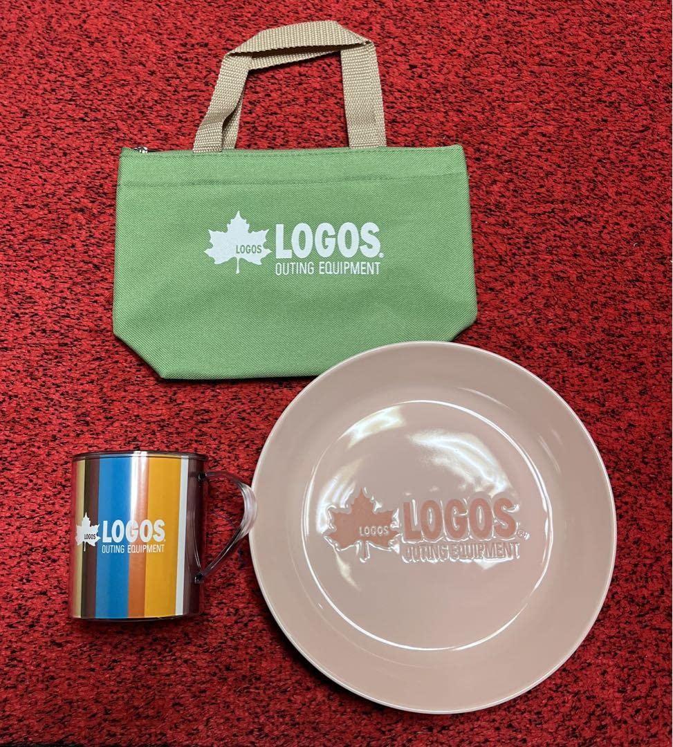 Amazon.co.jp: 非売品 LOGOS ロゴス マグカップ等3点セット ノベルティ 
