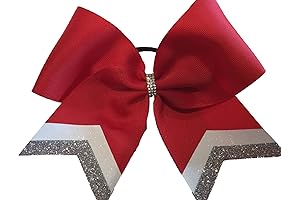 Red Cheer Bow: Sparkle with Spirit
