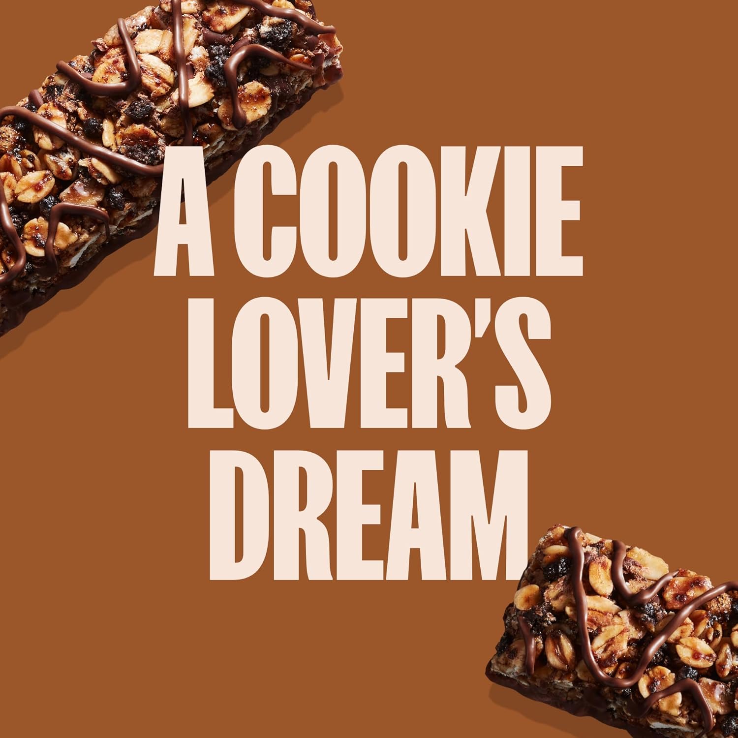 MadeGood Chocolate Drizzled Granola Bars, Cookie Crumble (30 Count) Bulk Gluten Free Snacks