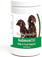 Vista 433 de Healthy Breeds Golden Retriever - Aceite de salmón masticable suave, 90