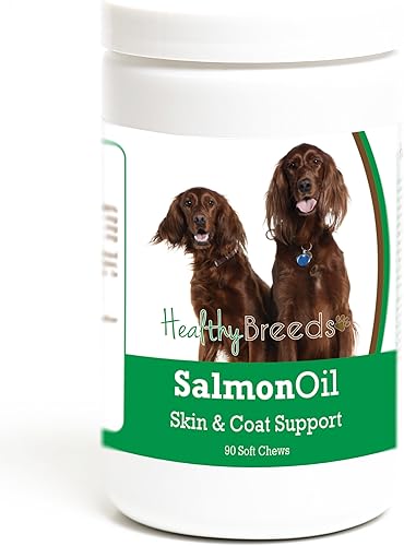 Miniatura 433 de Healthy Breeds Golden Retriever - Aceite de salmón masticable suave, 90