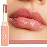 Oulac Moisturizing Shine Pink Peach Lipstick for Women - 2 in 1 Pink Peach Glossy Tinted Lip Balm, Hydrating Winter Lipstick for Dry Lips,Shine Juicy Finish Vegan 2.2g/0.07oz (G13)