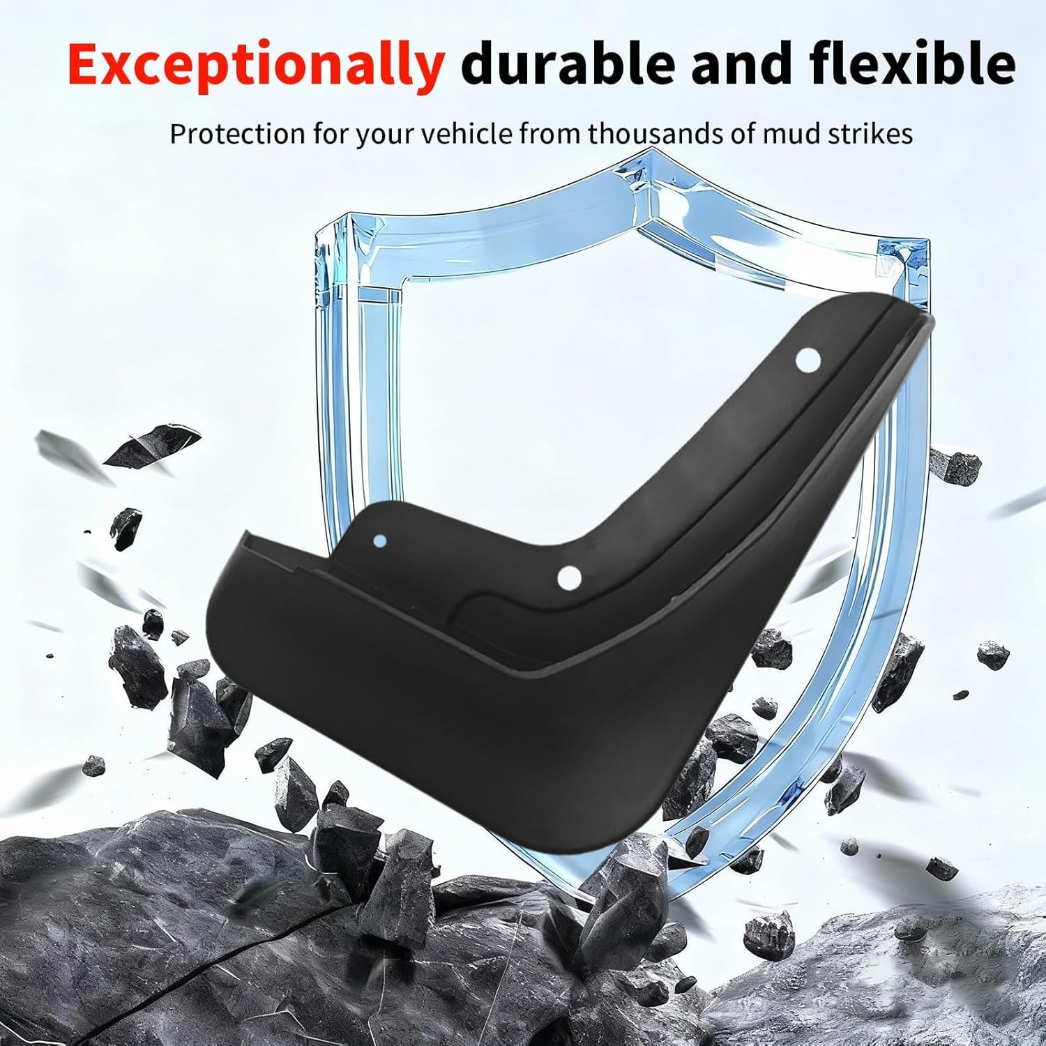 Mud Flaps for Kia Sportage 2023 2024 2025 2026, No Drill Front & Rear Splash Guards Custom Fit for LX EX SX Prestige X-Line X-Pro Hybrid, OEM Style Heavy Duty Thermoplastic Black Mud Guards