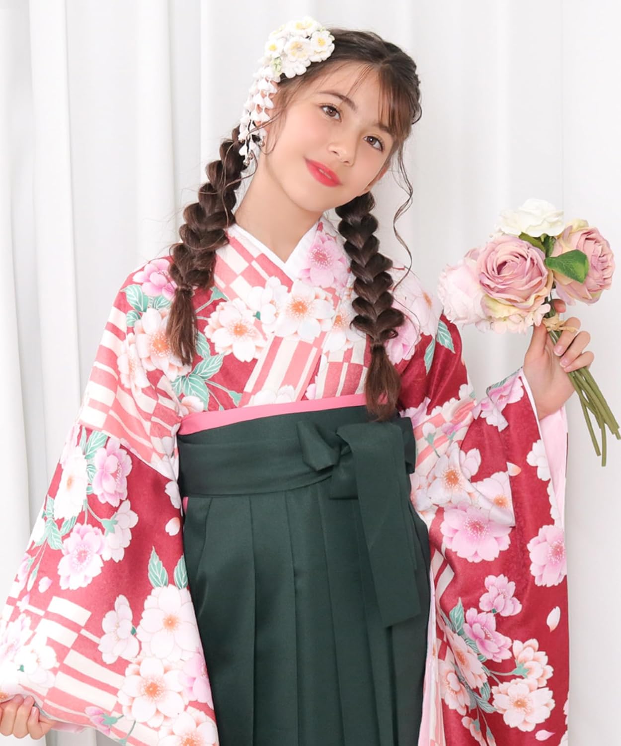 キョウエツ袴 KYOETSU] [キョウエツ] 袴 セット 卒業式 小学生 女の子 卒業式