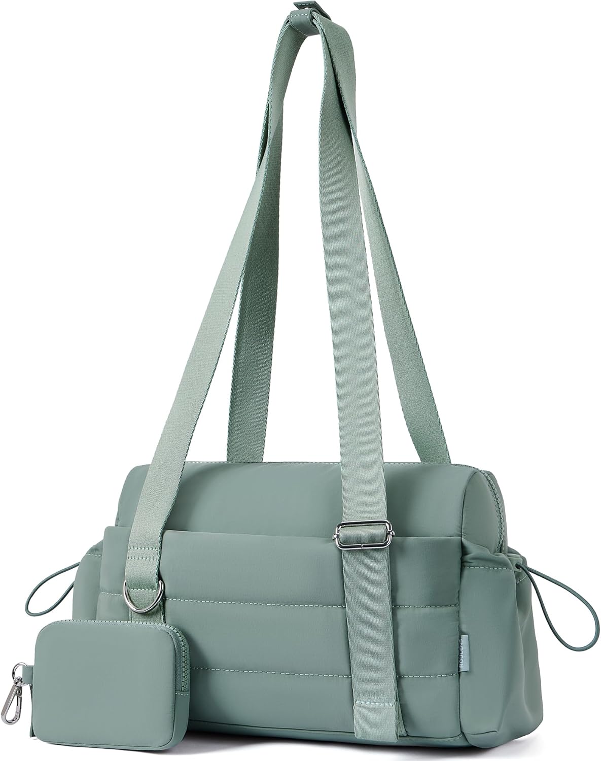 ROULENS Small Gym Bag for Women 2 Set Mini Gym Duffle Bag with Wet Compartment and Coin Wallet, Gym Tote Bag for Workout/Sport/Travel