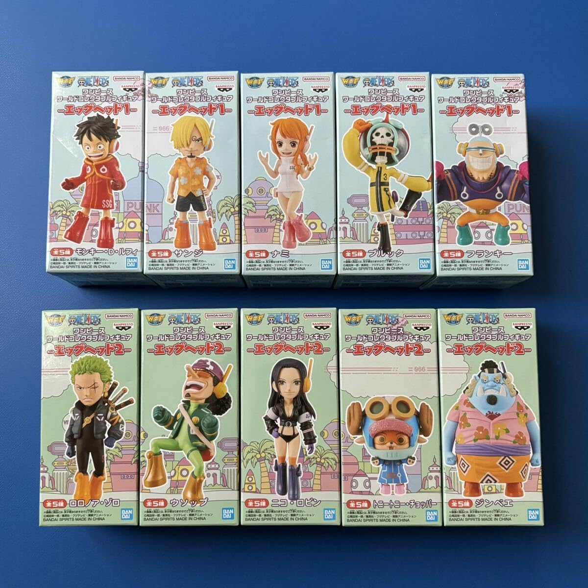 ワンピース ワーコレ フィギュアエッグヘッド1 エッグヘッド2 セット Amazon.co.jp: ワンピース ワールドコレクタブルフィギュア エッグ