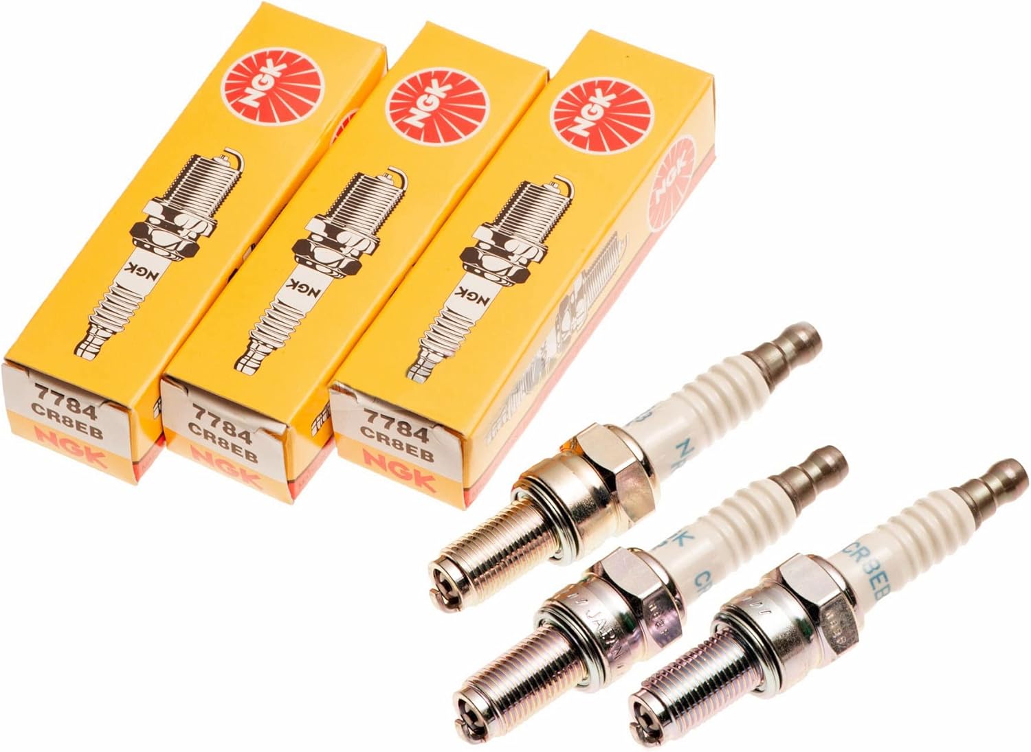 Sea Doo Spark 900 NGK Spark Plug Set All Models 7784 CR8EB 415129403