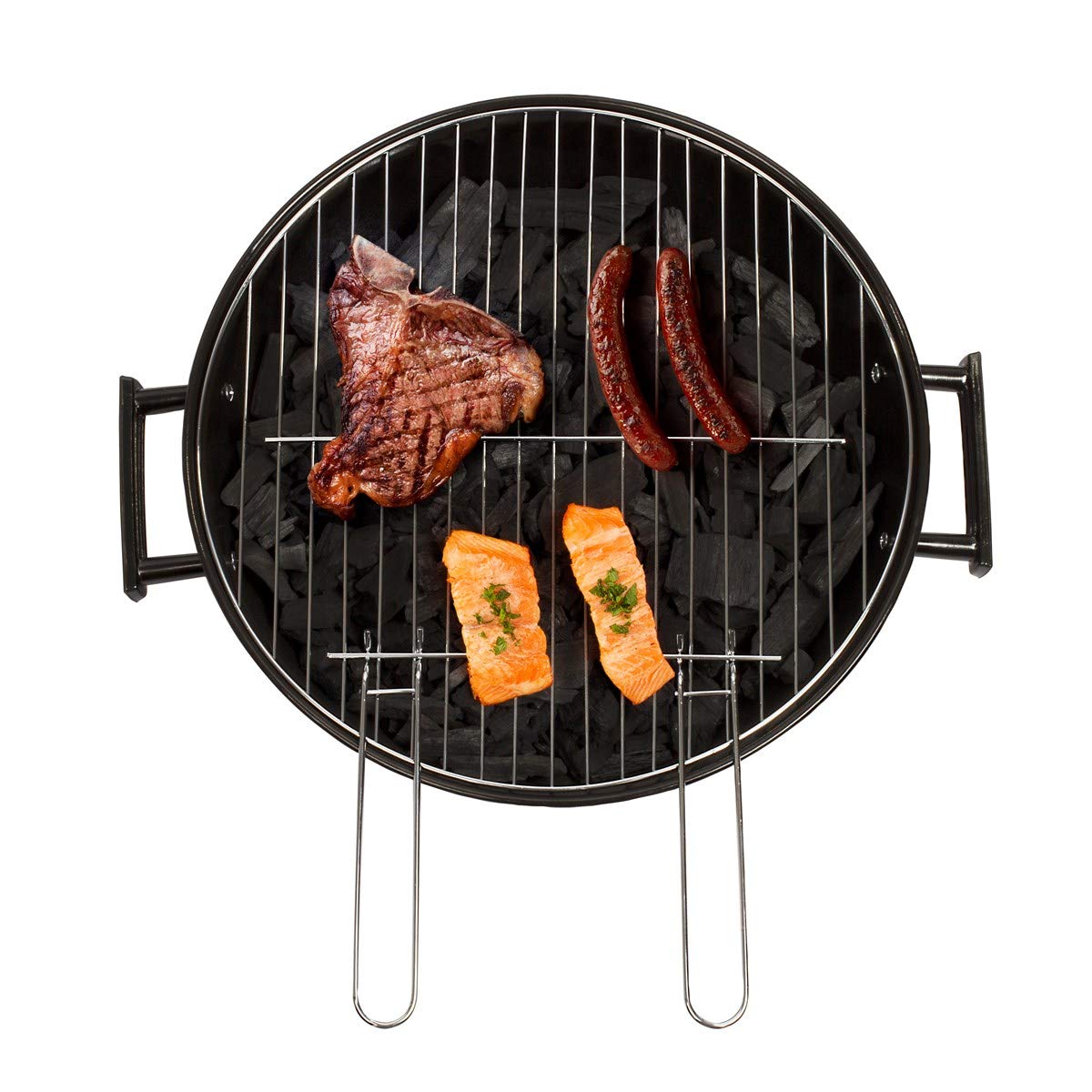 LIVOO BE NOMAD DOC172R Barbecue à charbon Rouge/Noir