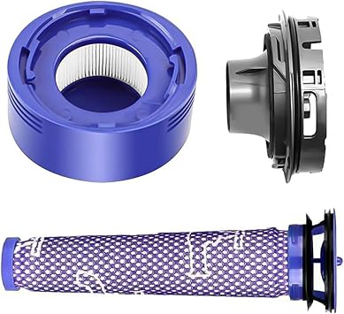 ilovelife استبدال الفلتر وغطاء المحرك متوافق مع Dyson V7 V8 Animal and Absolute Wordless Vacuum Cleaners ، ترقية الفراغات الخاصة بك