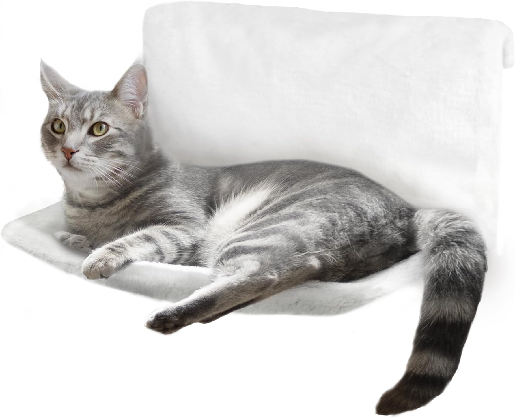 Warm and Cosy Pet Cat and Dog Radiator Bed -Strong and Durable (White)