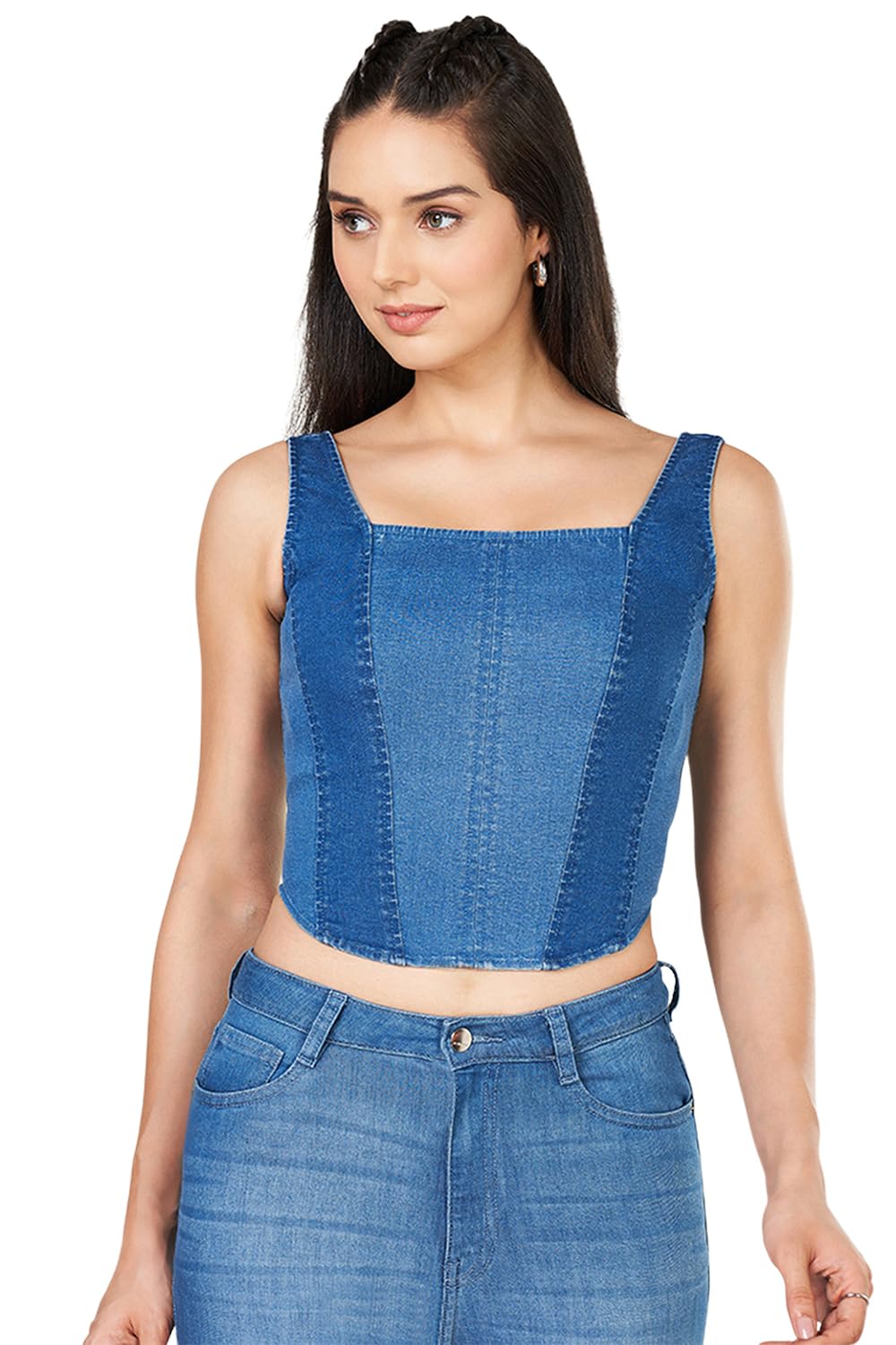 s f jeans co aware Women's Solid Slim Fit Top-picture-26