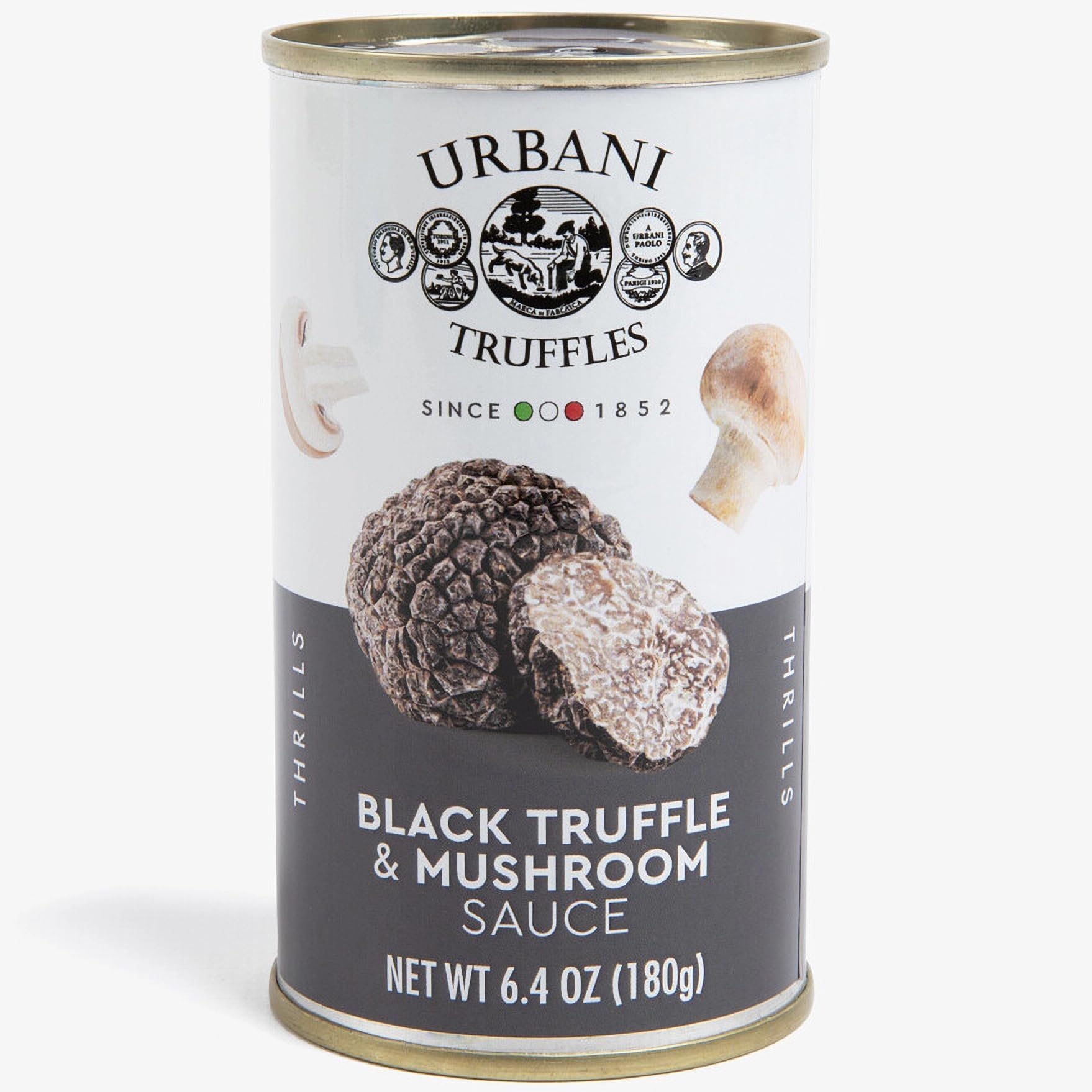 - Urbani Truffles Mushroom & Black Truffles Sauce 180g (6.4oz) - Italian Gourmet Sauce for Pasta, Meats, and Risotto, All-Natural & Ready to Use, No Artificial Ingredients