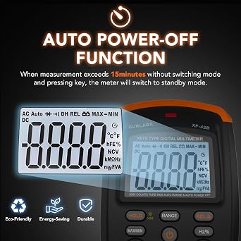 Digital Multimeter Voltage Tester, 6000 Count True RMS Auto Ranging NCV