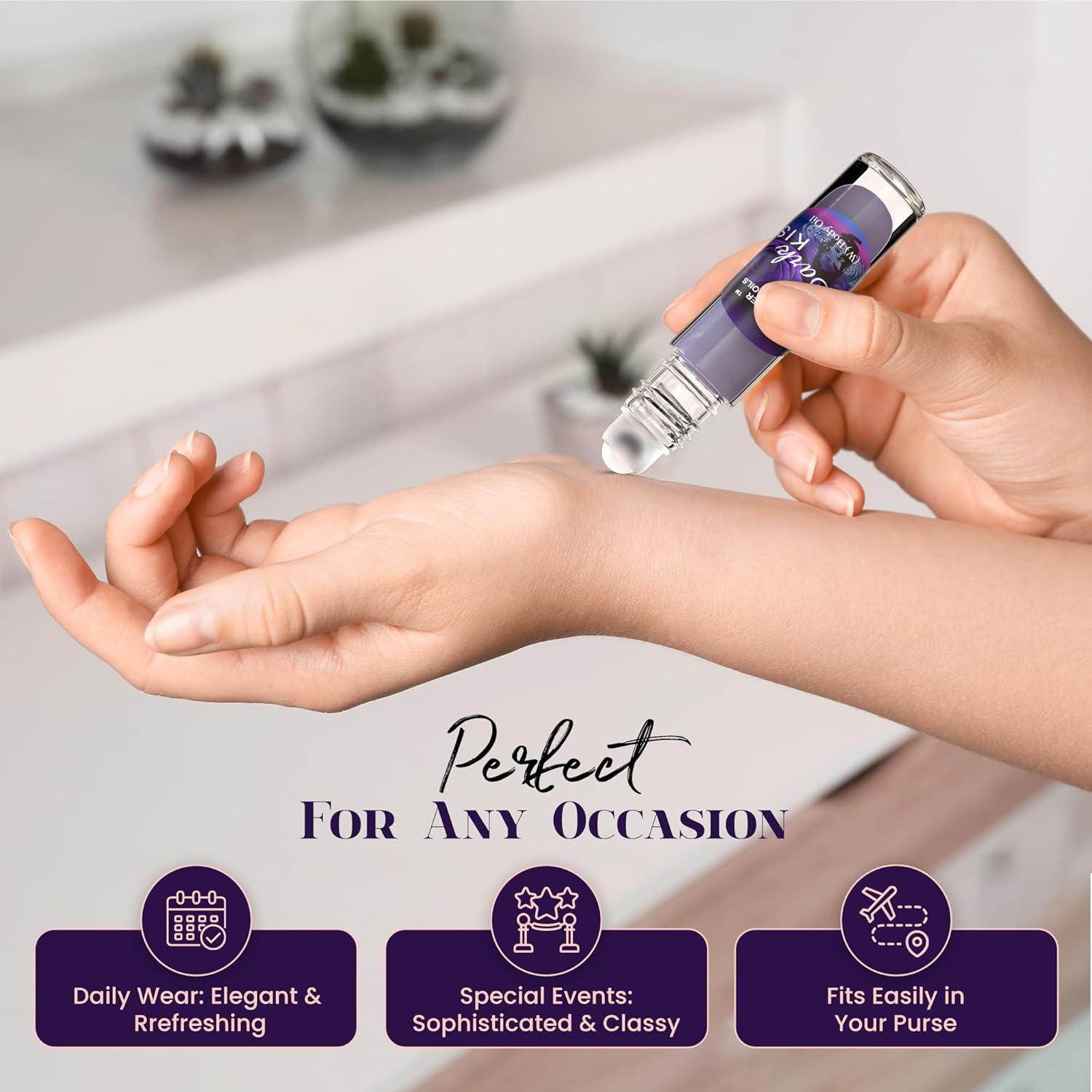 MOBETTER FRAGRANCE OILS A Very Dark Kiss Perfume Fragrance Body Oil for Women - Image 5