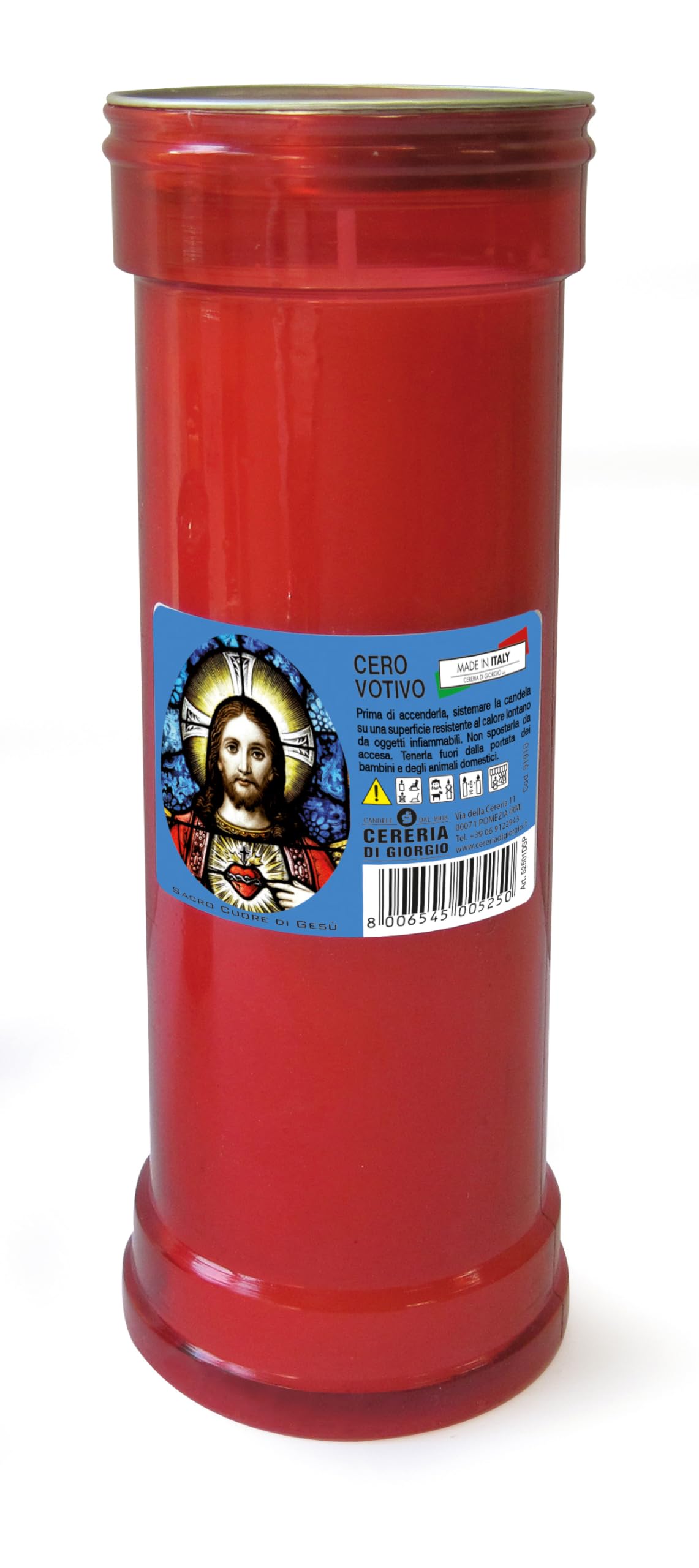 Cero votivo Sagrado Corazón P50 55 horas