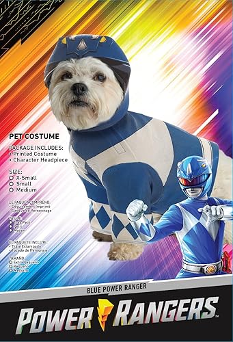 Miniatura 4 de Power Rangers - Disfraz de Ranger rosa para mascotas, disfraz para perros, talla XS