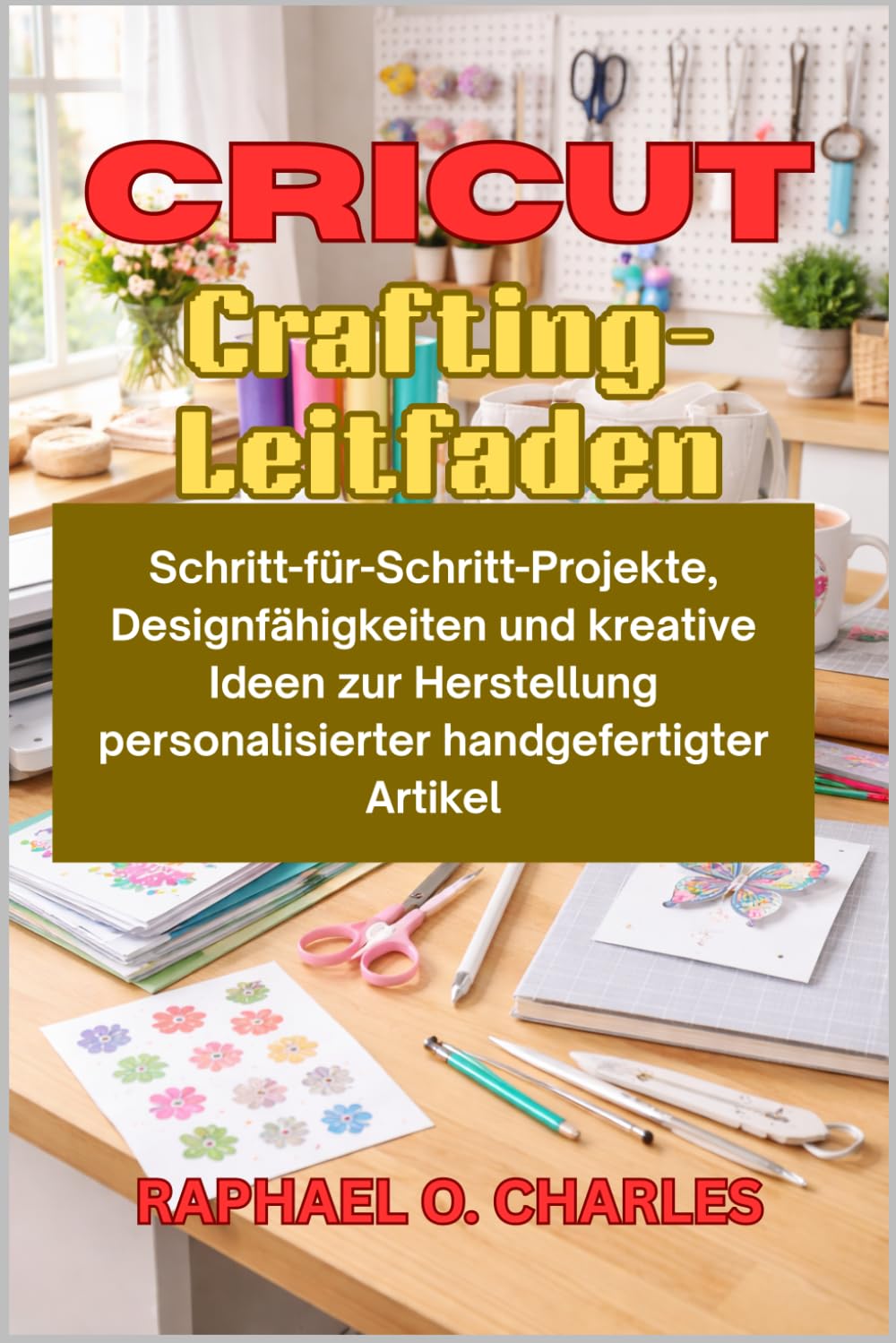 Cricut Crafting-Leitfaden: Schritt-für-Schritt-Projekte, Designfähigkeiten und kreative Ideen zur Herstellung personalisierter handgefertigter Artikel
