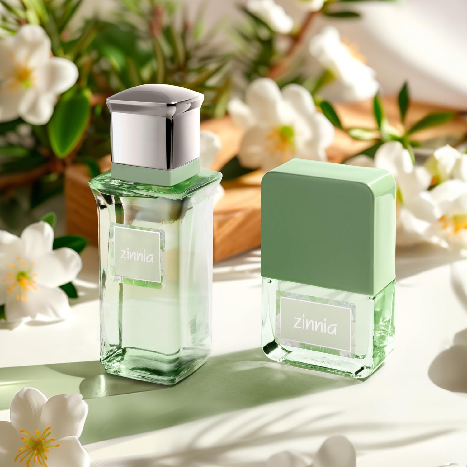 ZINNIA - Original Promoción 100 ml + 30 ml, Colonia Mujer, Pack 2 Productos, Perfume Formato Spray, Eau de Toilette Femenina, Aroma Cítrico y Floral, Fragancia Fresca de Larga Duración — view 4