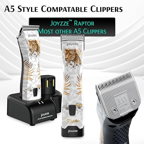 Miniatura 6 de Raptor Series A Blade - Cuchilla de aseo para perros de grado profesional, desmontable, cuchillas de repuesto, acero inoxidable, cerámica revestida,