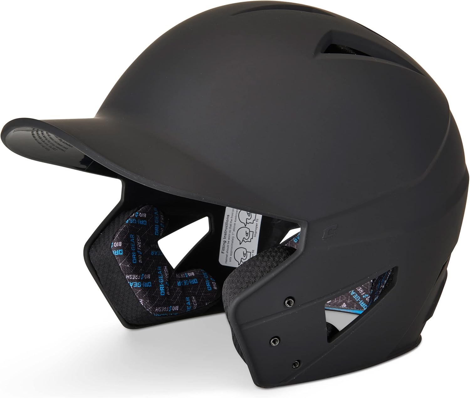 CHAMPRO HX Gamer Batting Helmet - Lightweight Ventilated ABS Shell, Moisture-Wicking, NOCSAE Certified for Baseball