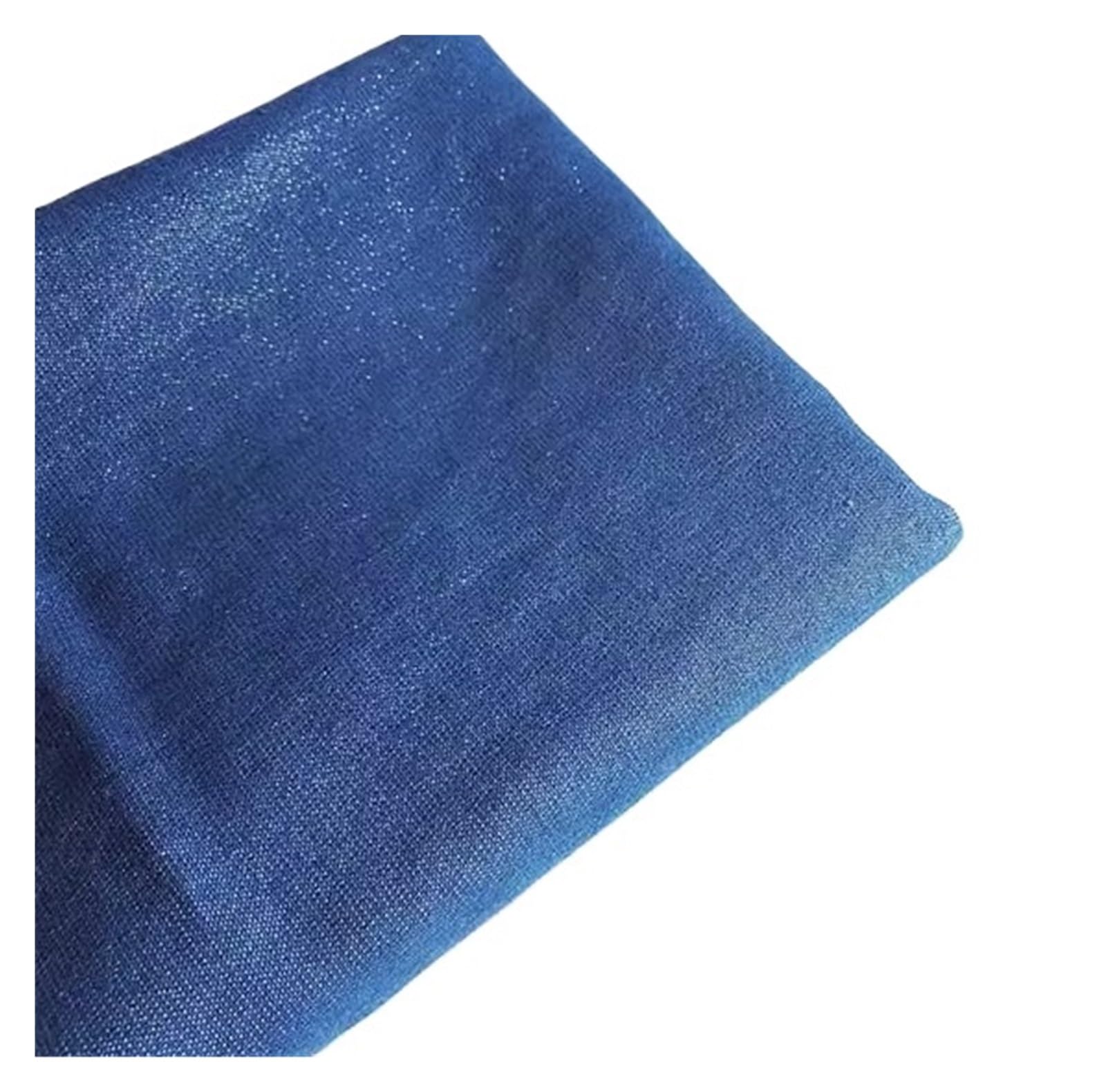 Jeans Metallic Fabric with Shiny Lurex Denim for Dressmaking