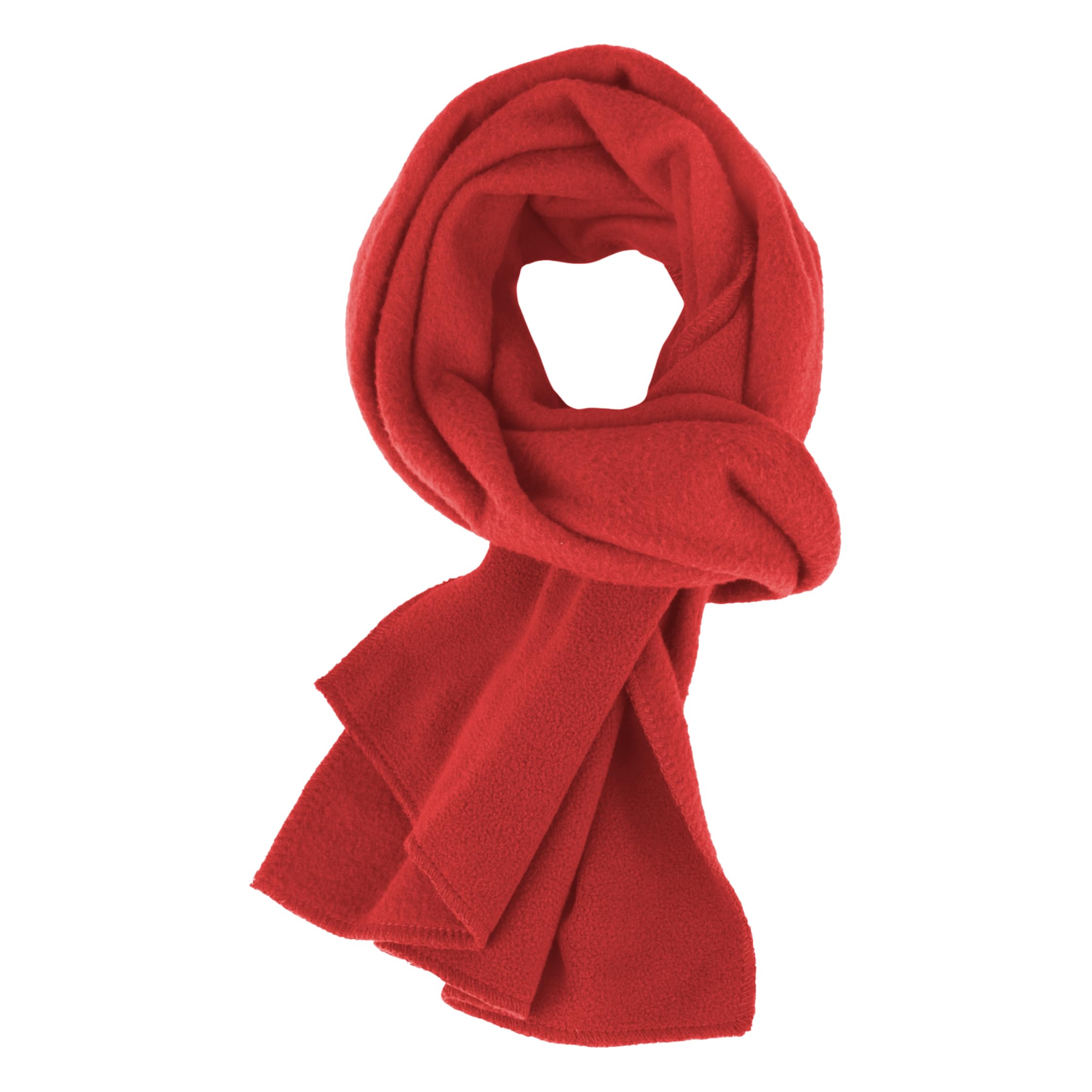 Adventure Togs Kids Scarf Micro Fleece Thermal Winter, Red