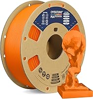Vista 10 de Overture PLA Plus (PLA+) Filamento de 1/16 pulgadas, dureza mejorada con rollo PLA, con superficie de construcción 3D de 7.87 × 7.87 pulgadas, PLA