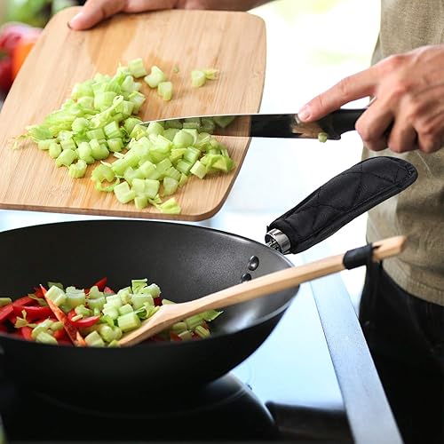 Miniatura 3 de Patelai 4 fundas para mango de sartén de hierro fundido, resistentes al calor, antideslizantes, para utensilios de cocina