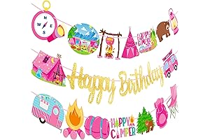 Happy Camper Birthday Decorations