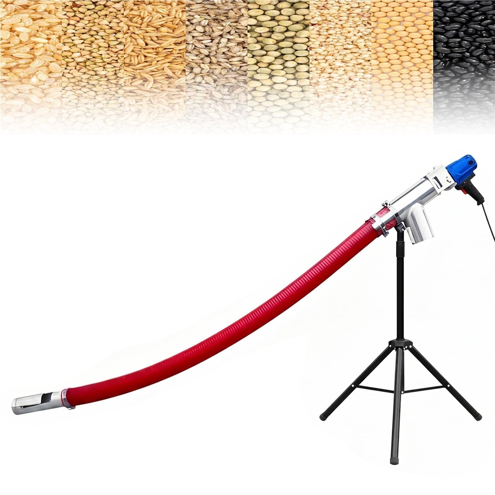 Getreidesaugmaschine – Spiralförderer 3 M, 1500–2500 W, 100–200 Kg/min – Für Getreide, Sand, Zement & Pulver