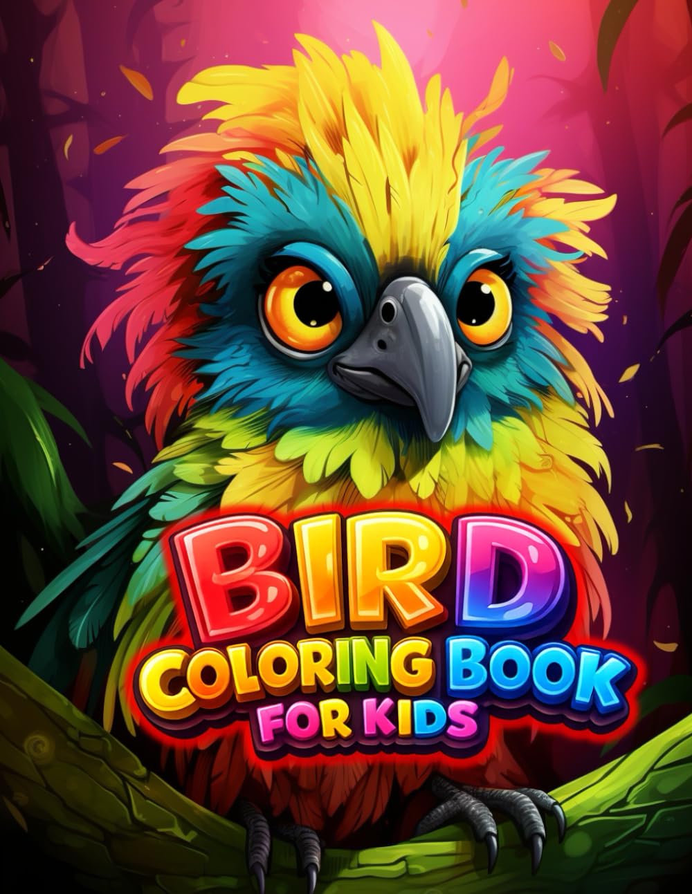 Bird Coloring Book for Kids: Fun and Easy Bird Coloring Pages for Children | Single-Sided Pages | 8.5 x 11 Inches